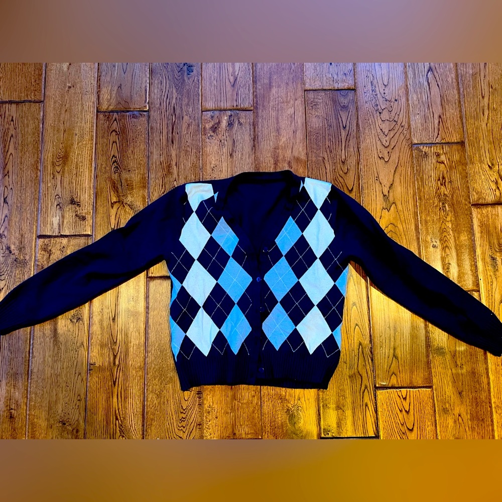 Size small argyle sweater